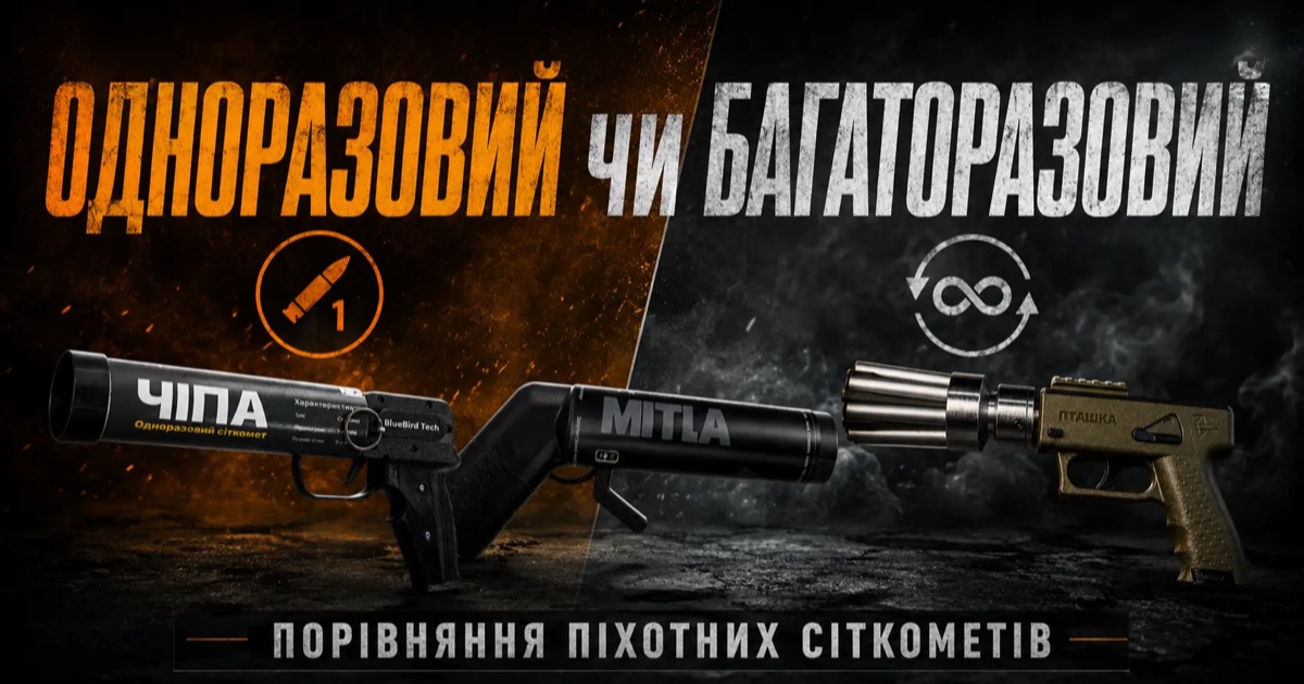 Одноразовий чи багаторазовий сіткомет